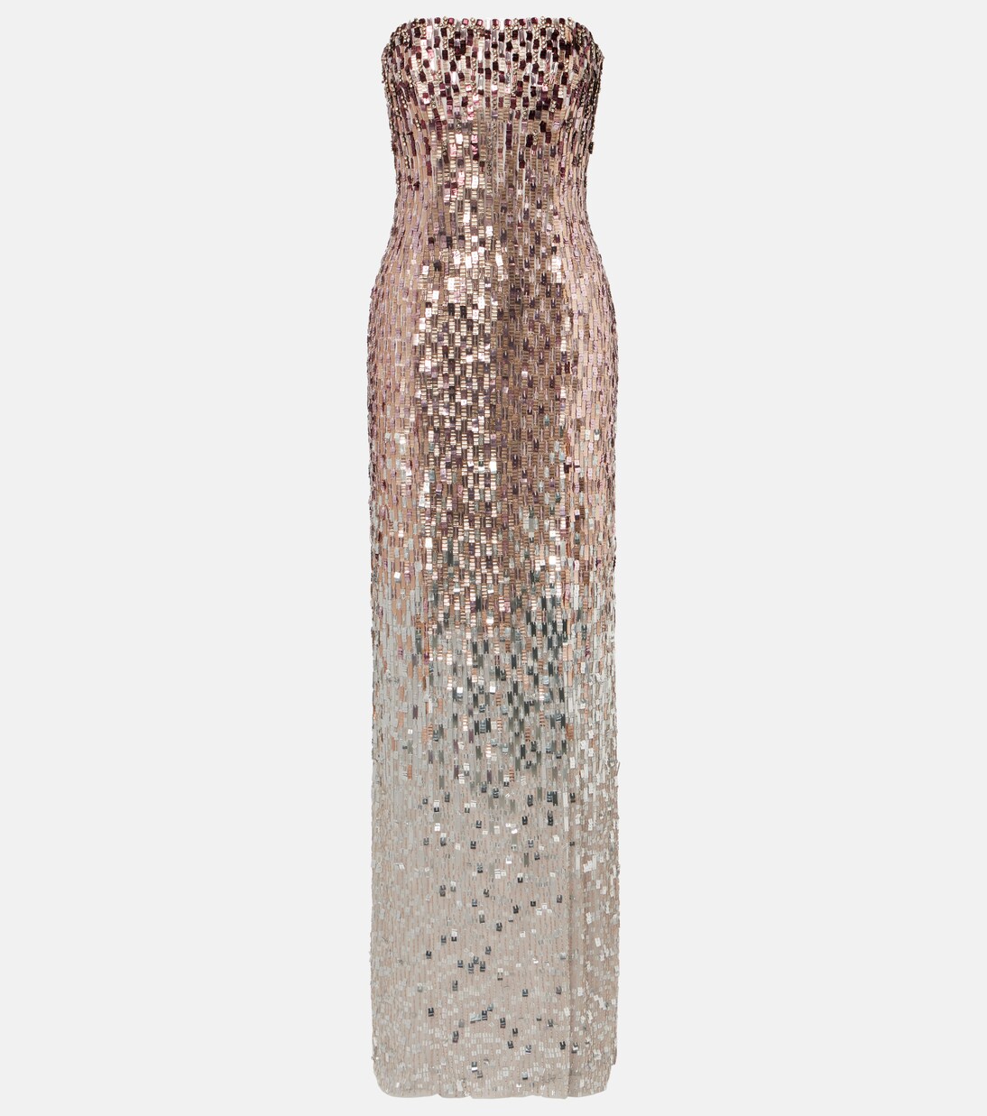 Lucille sequined strapless gown | Jenny Packham