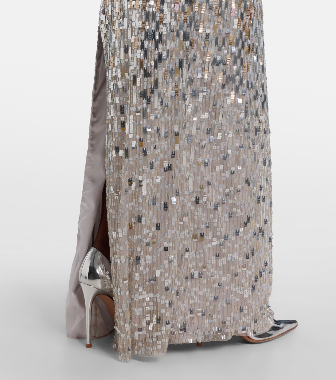 Lucille sequined strapless gown | Jenny Packham