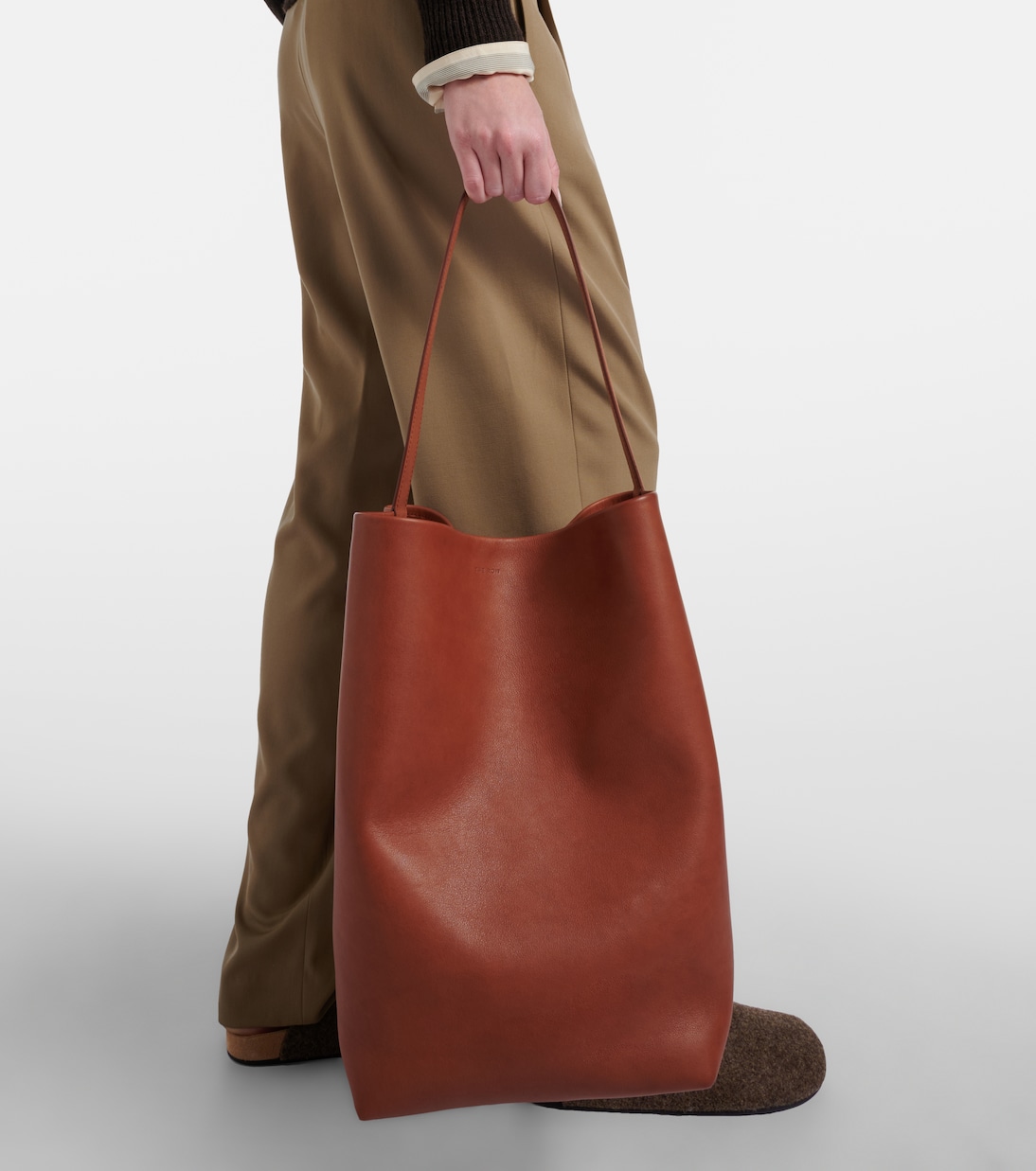 N/S Park Large leather tote bag | The Row