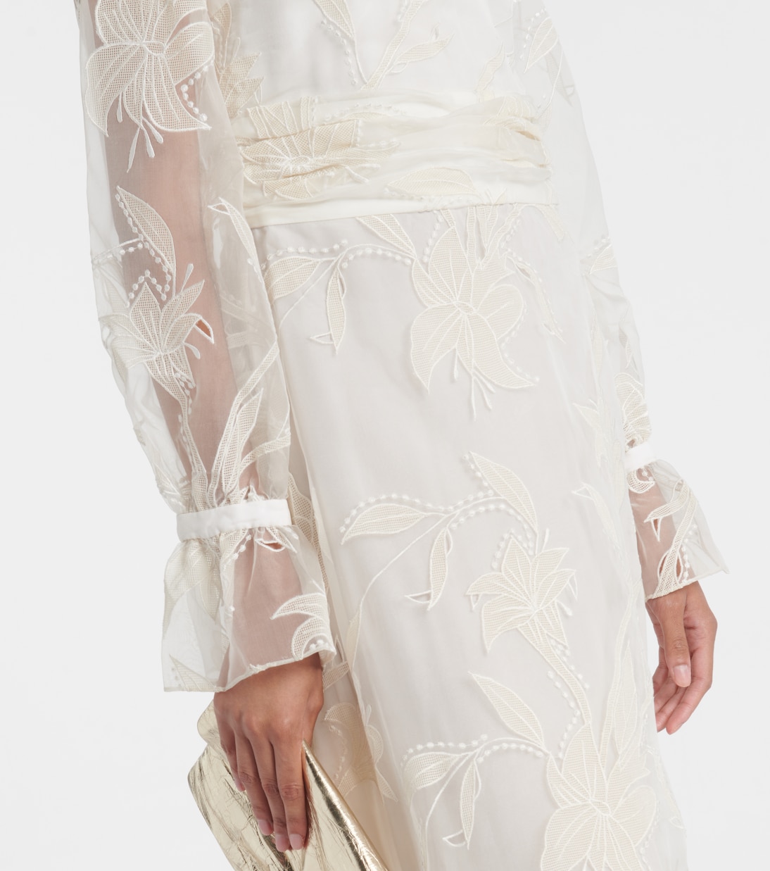 Bridal Robe Adeline aus Seidenorganza | Markarian