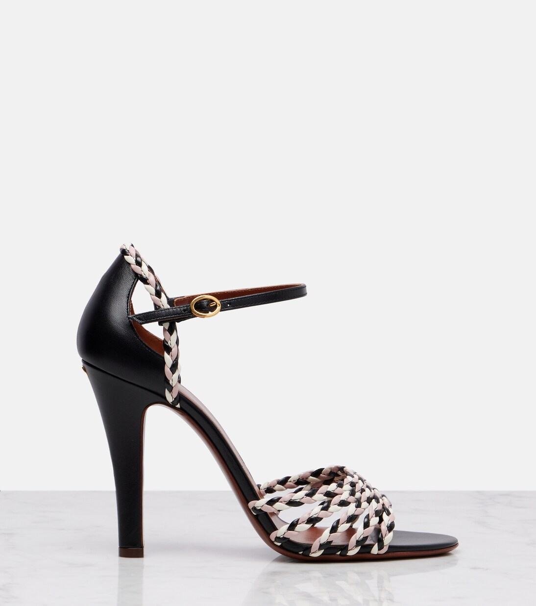 Hi Dolly 105 braided leather pumps | Valentino Garavani