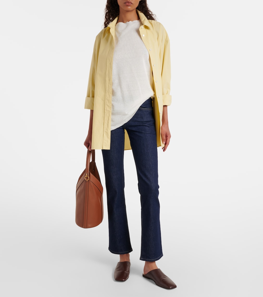 Jean droit Colon à taille mi-haute | AG Jeans