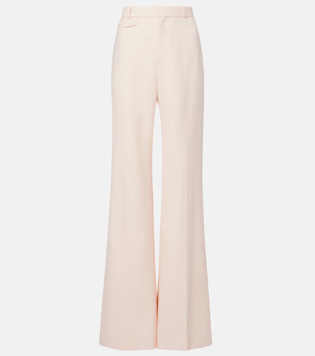 Virgin wool gabardine flared pants | Chloé