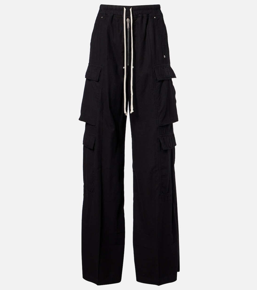 Pantalon cargo Jumbo Belas à taille haute en coton | Rick Owens