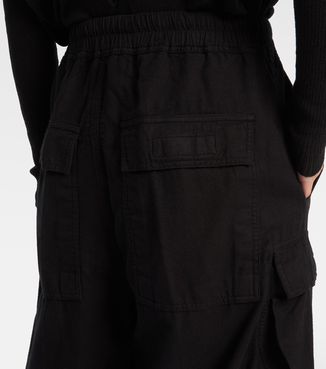 Pantalon cargo Jumbo Belas à taille haute en coton | Rick Owens