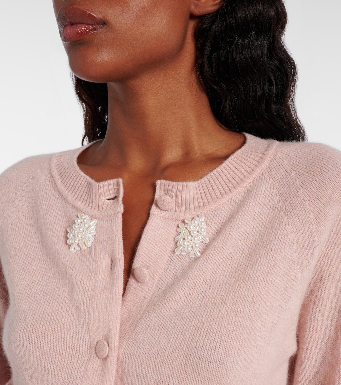 Cárdigan de cachemir adornado | Simone Rocha