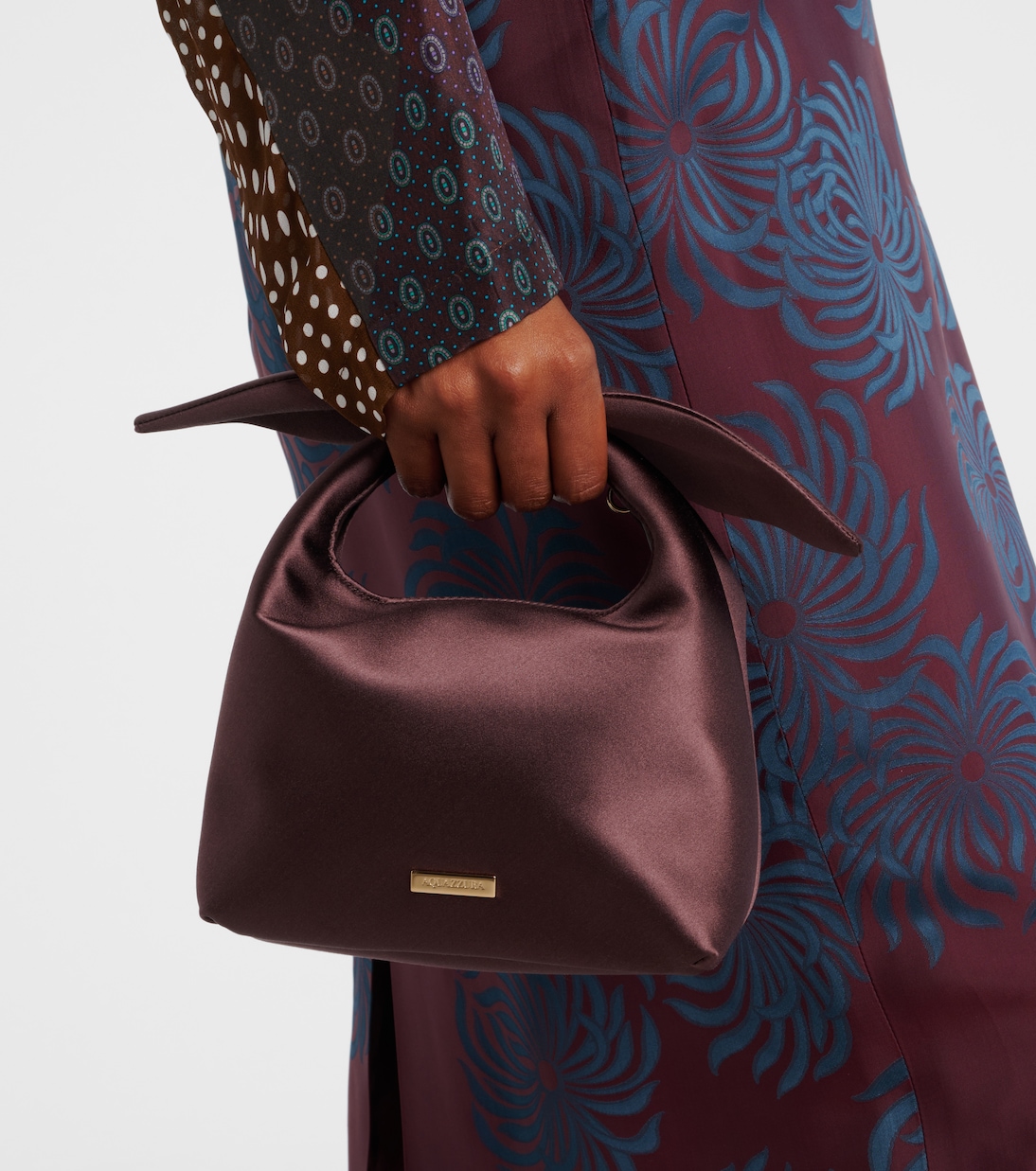 Borsa Bow Tie Small in raso | Aquazzura