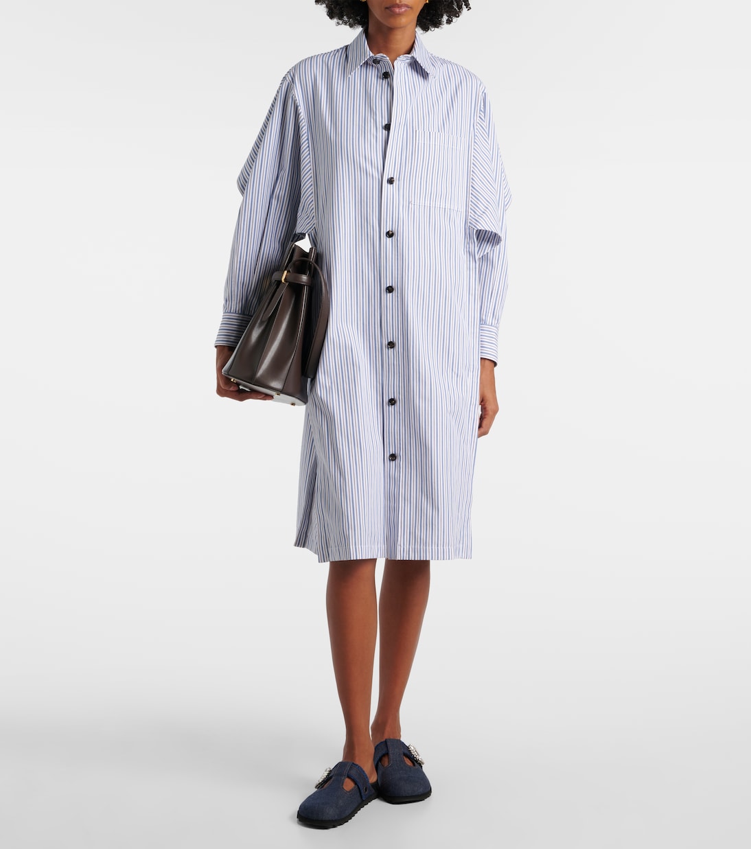 Slidy Viv' embellished denim mules | Roger Vivier