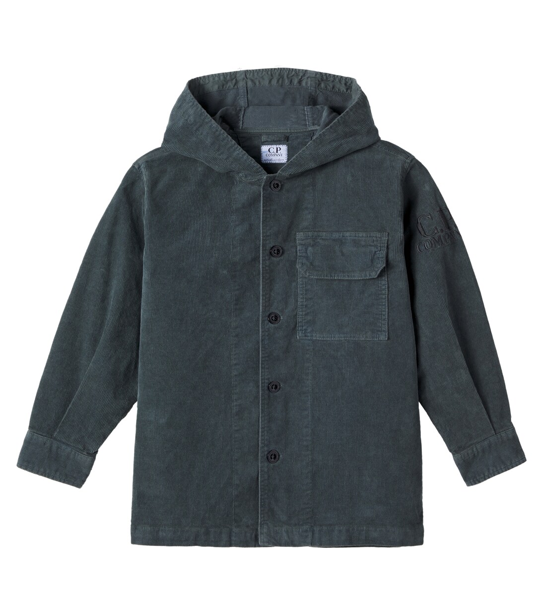 Hooded cotton shirt | C.P. Company Kids