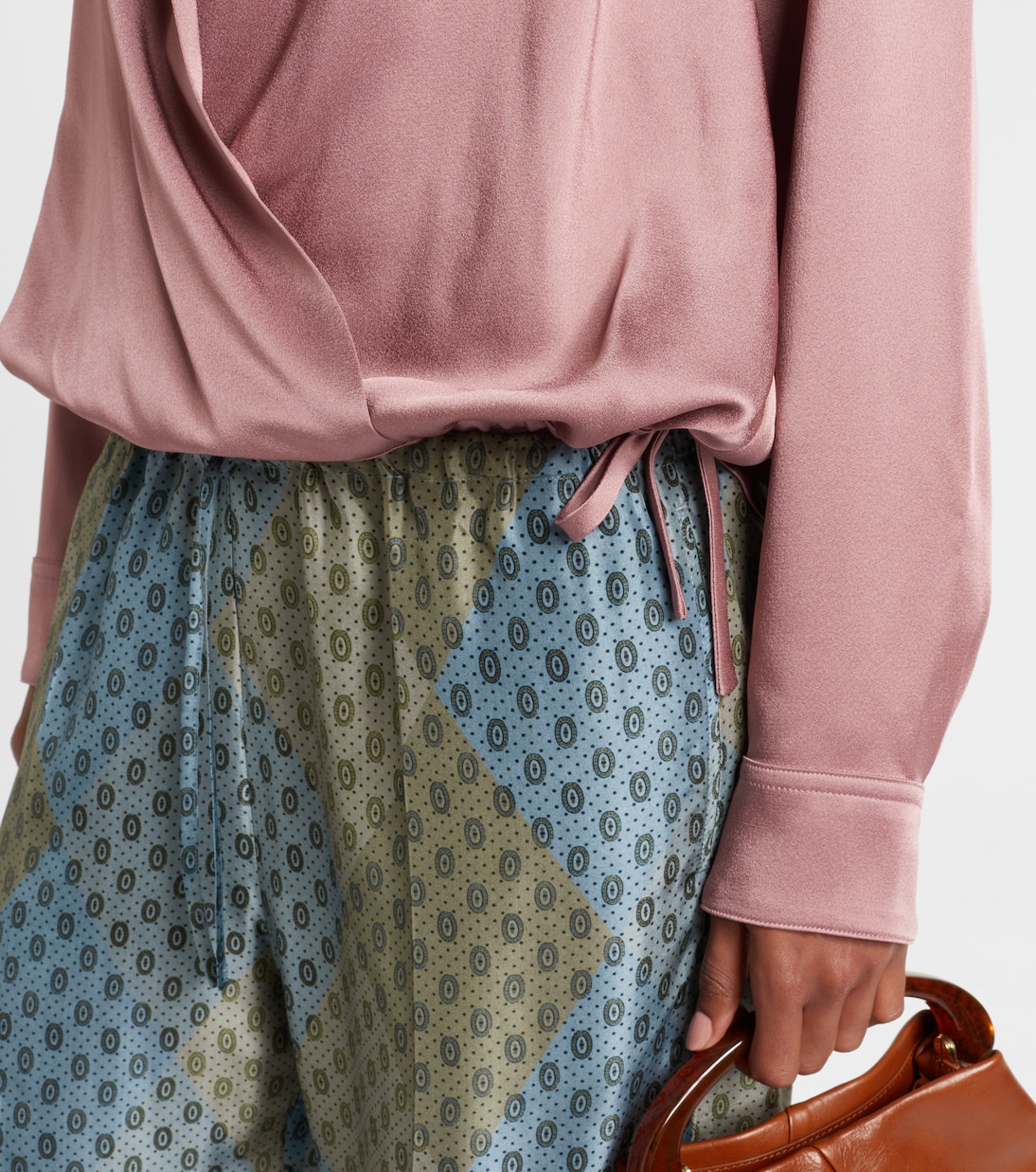 Bluse aus Satin | Dries Van Noten