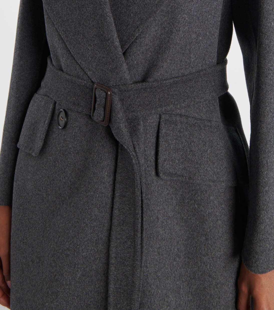Belted virgin wool coat | 'S Max Mara