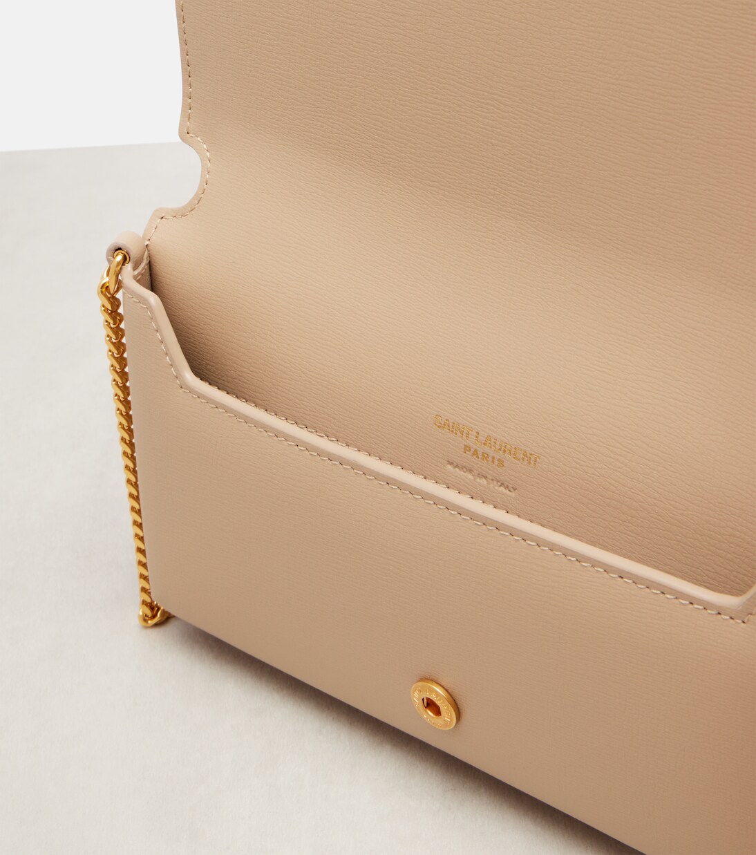 Cassandre leather phone pouch | Saint Laurent