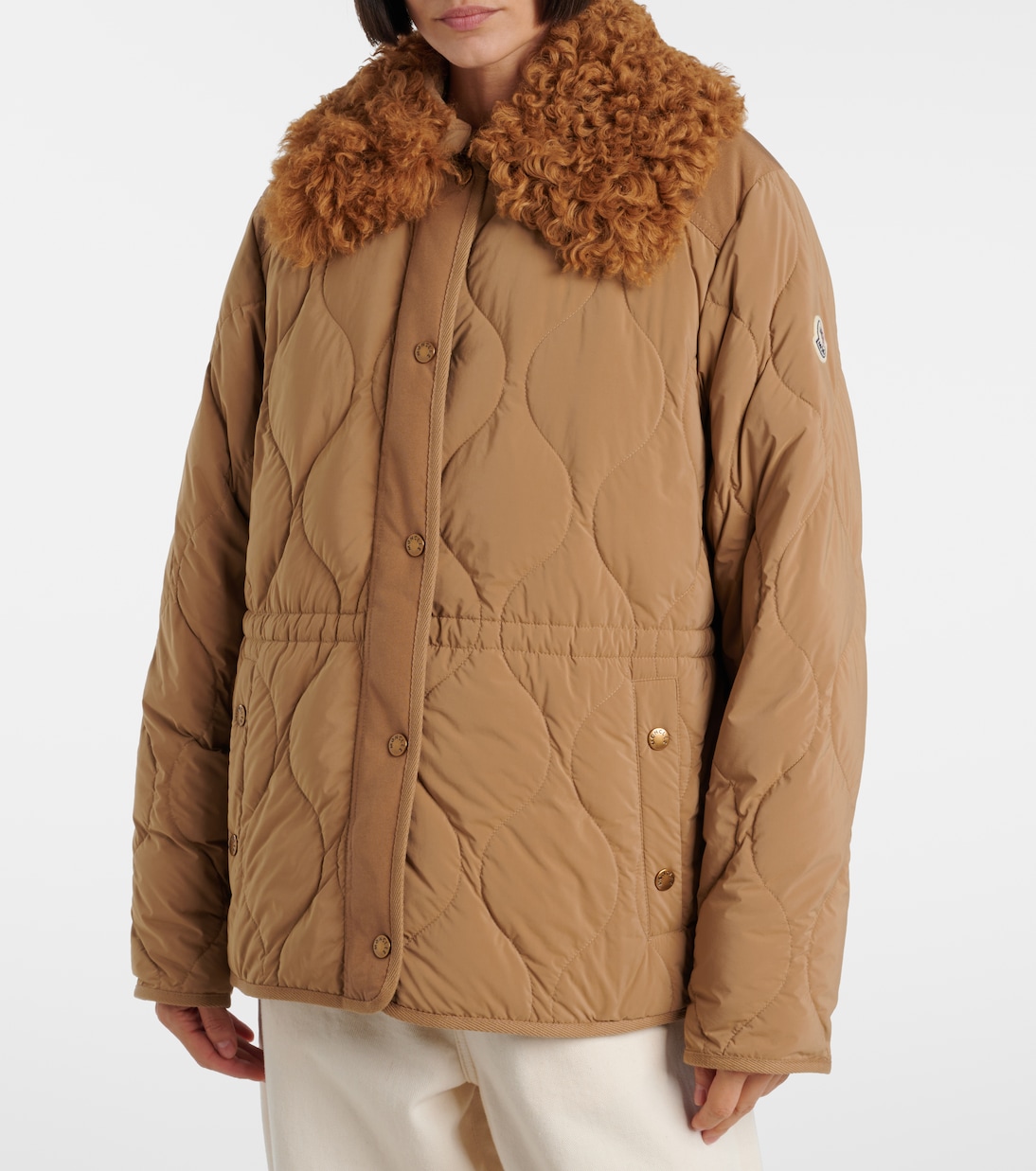 Quintin quilted down jacket and vest set | Moncler