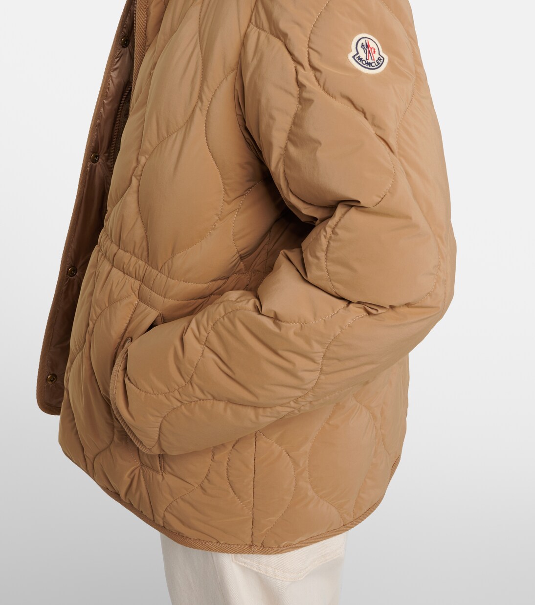 Quintin quilted down jacket and vest set | Moncler