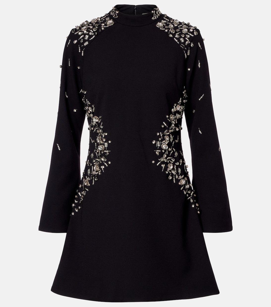 Robe Carla en crêpe à ornements | Simkhai