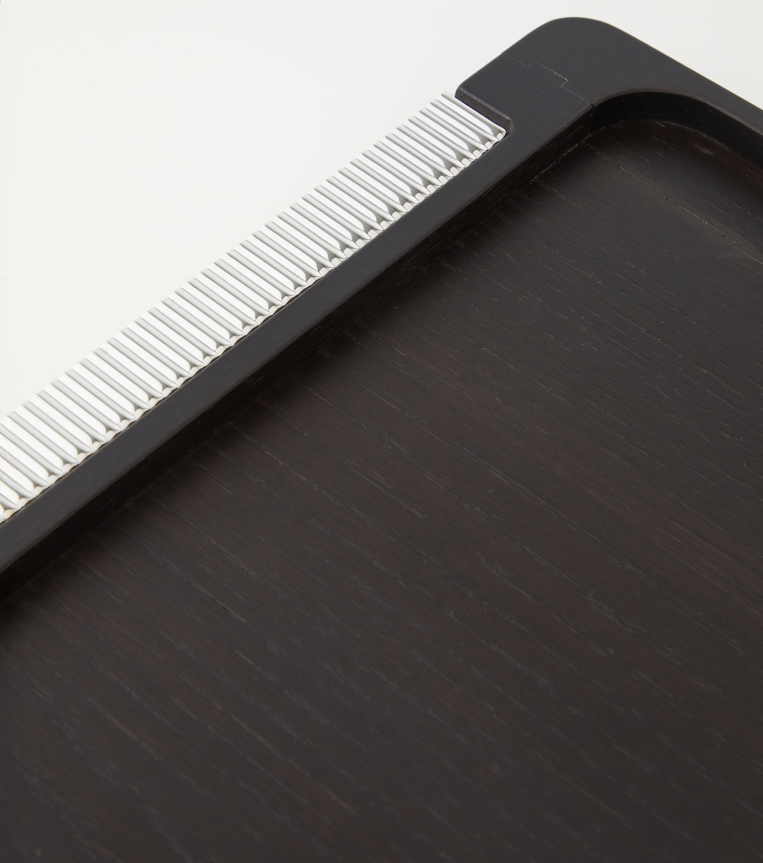 Bernadotte wooden and stainless steel tray by Sigvard Bernadotte | Georg Jensen