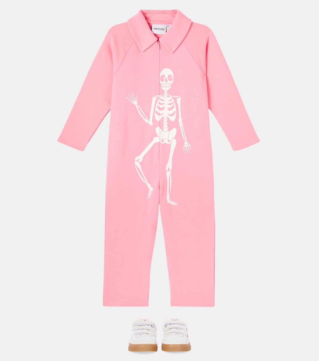 Skeleton cotton jumpsuit | Mini Rodini