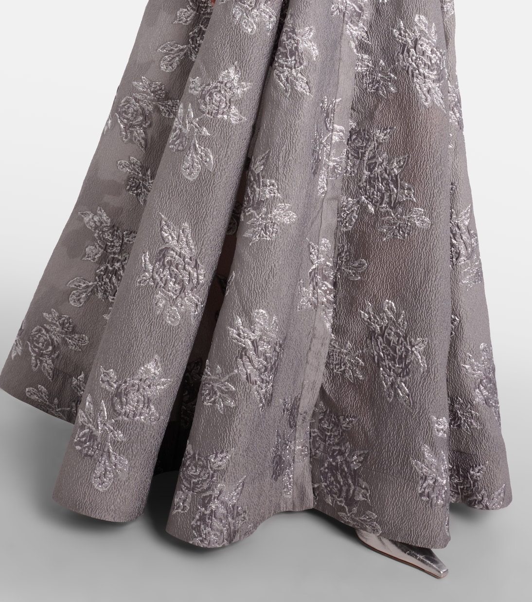 Vestido de fiesta Ruth de brocado con cinturón | Rebecca Vallance