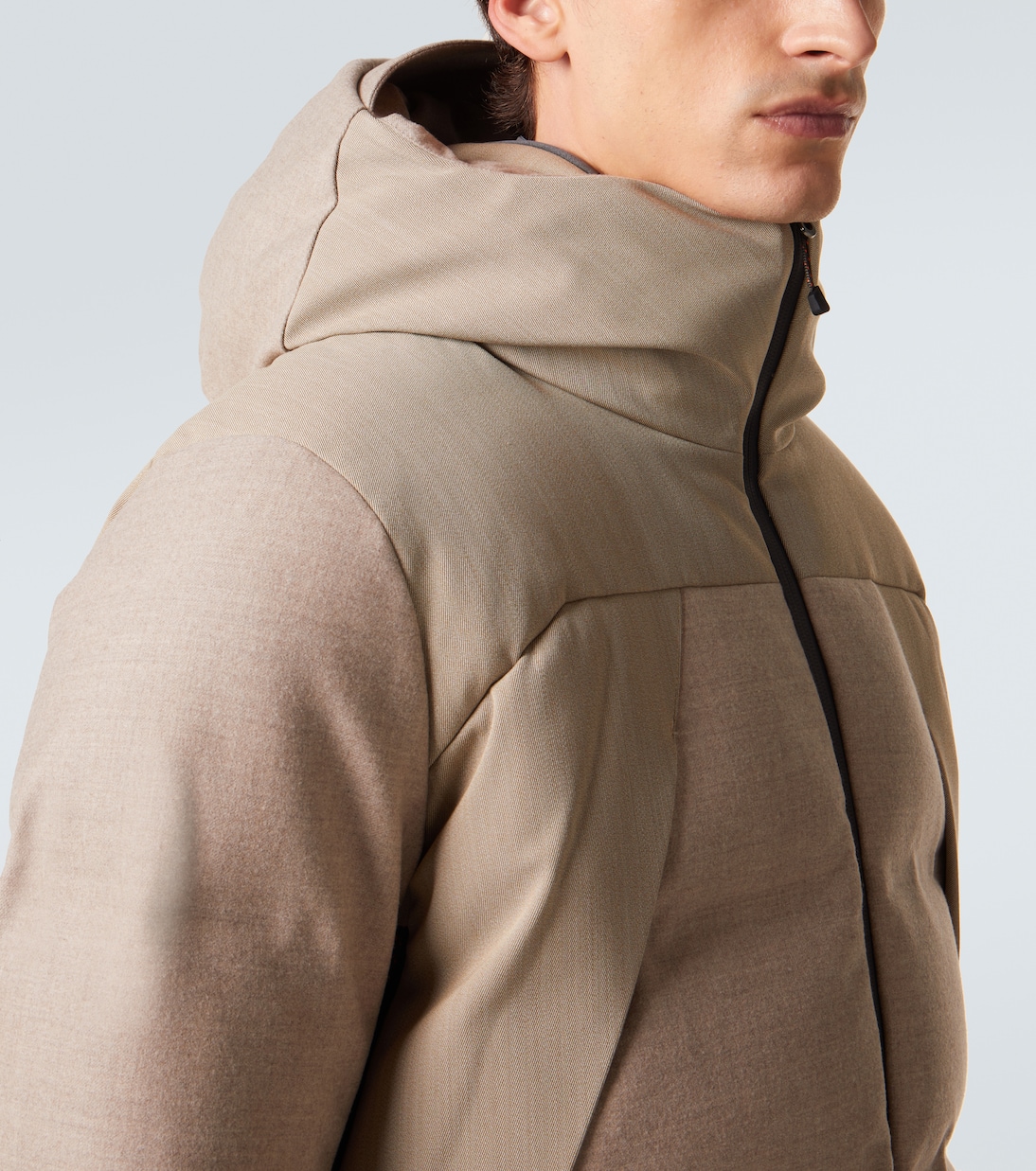 Nordend wool-blend down ski jacket | Sease