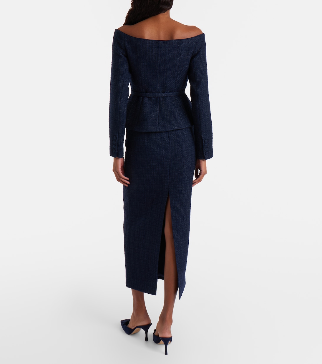 Midirock aus Bouclé | Roland Mouret