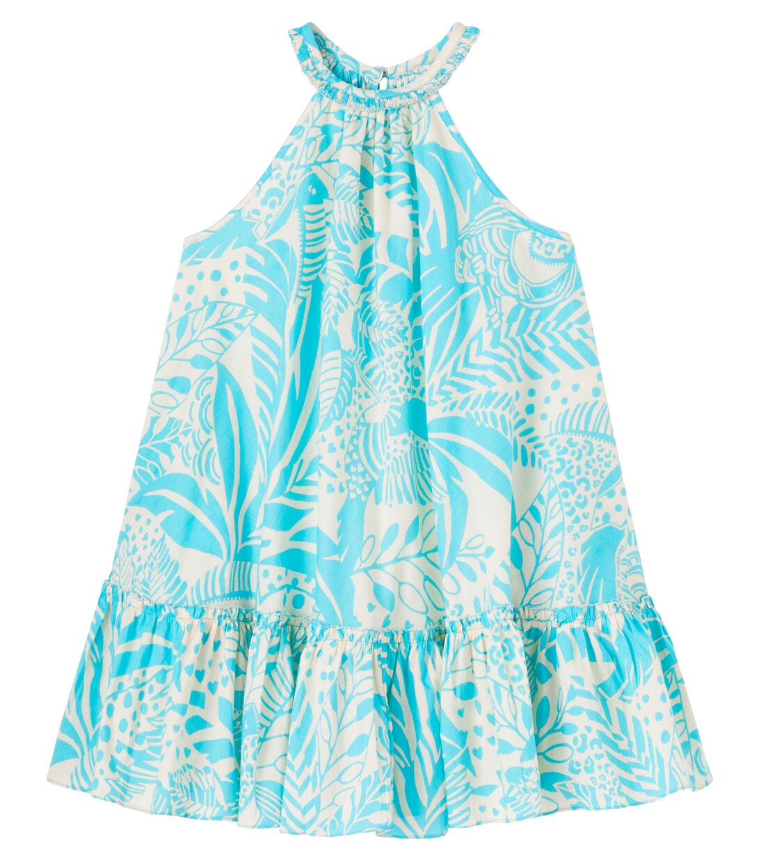 Cleo floral cotton dress | Poupette St Barth Kids
