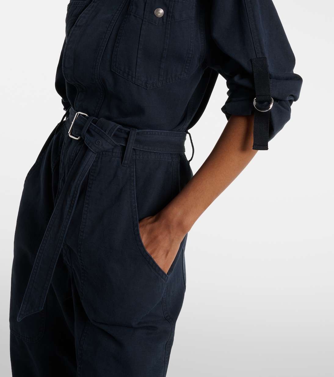 Jumpsuit Nessime aus Baumwolle und Leinen | Marant Etoile