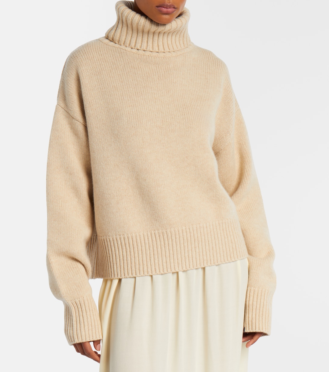 Rollkragenpullover N°434 Crop Xtra aus Kaschmir | Extreme Cashmere