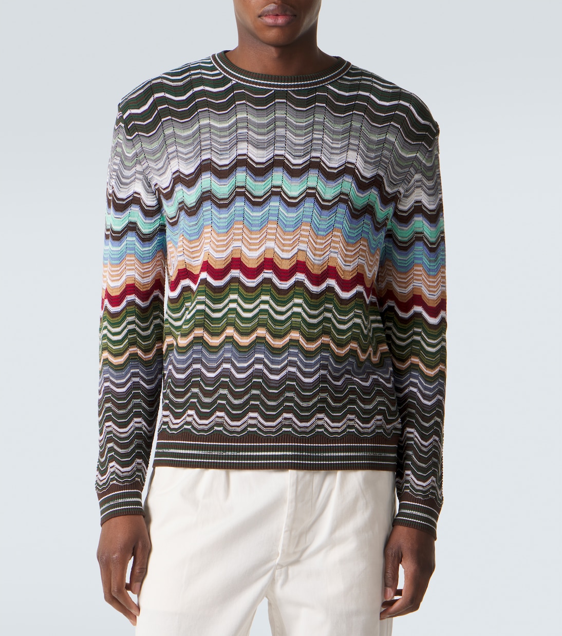 Zigzag cotton-blend sweater | Missoni