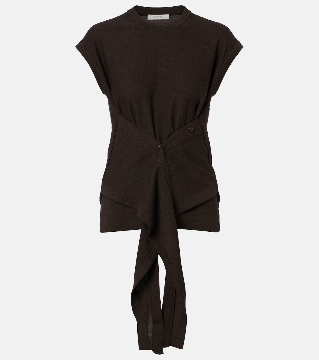 Wool-blend knitted top | Lemaire