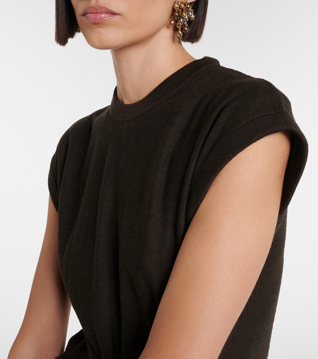 Wool-blend knitted top | Lemaire