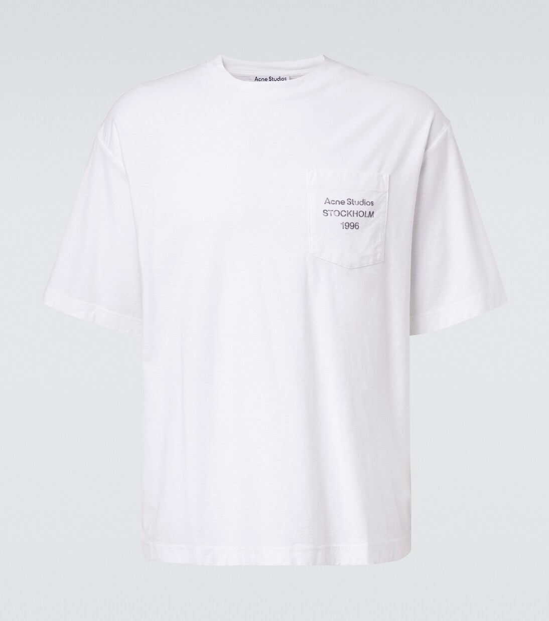 Logo cotton and hemp jersey T-shirt | Acne Studios