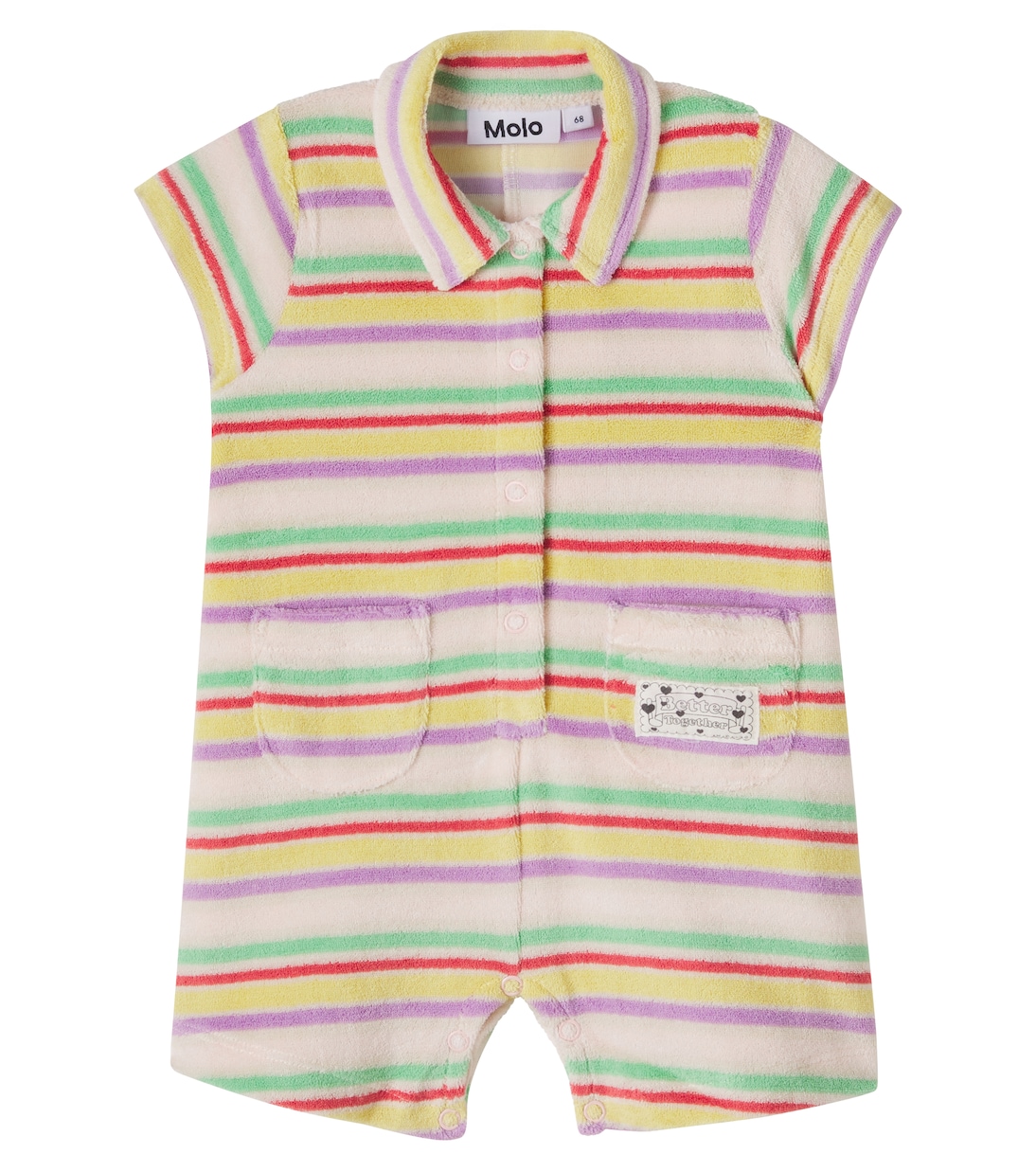 Baby - Pagliaccetto Fawn in spugna | Molo