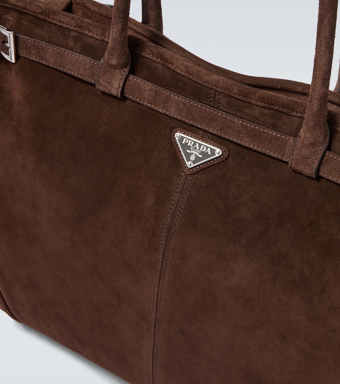 Tote Bag Prada Bonnie aus Veloursleder | Prada