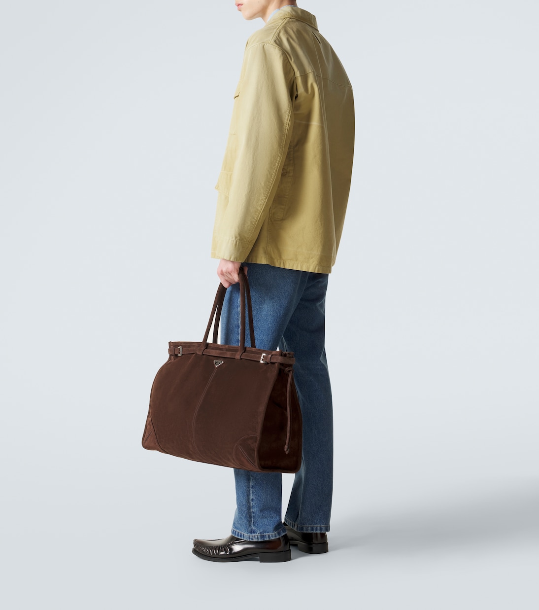 Tote Bag Prada Bonnie aus Veloursleder | Prada