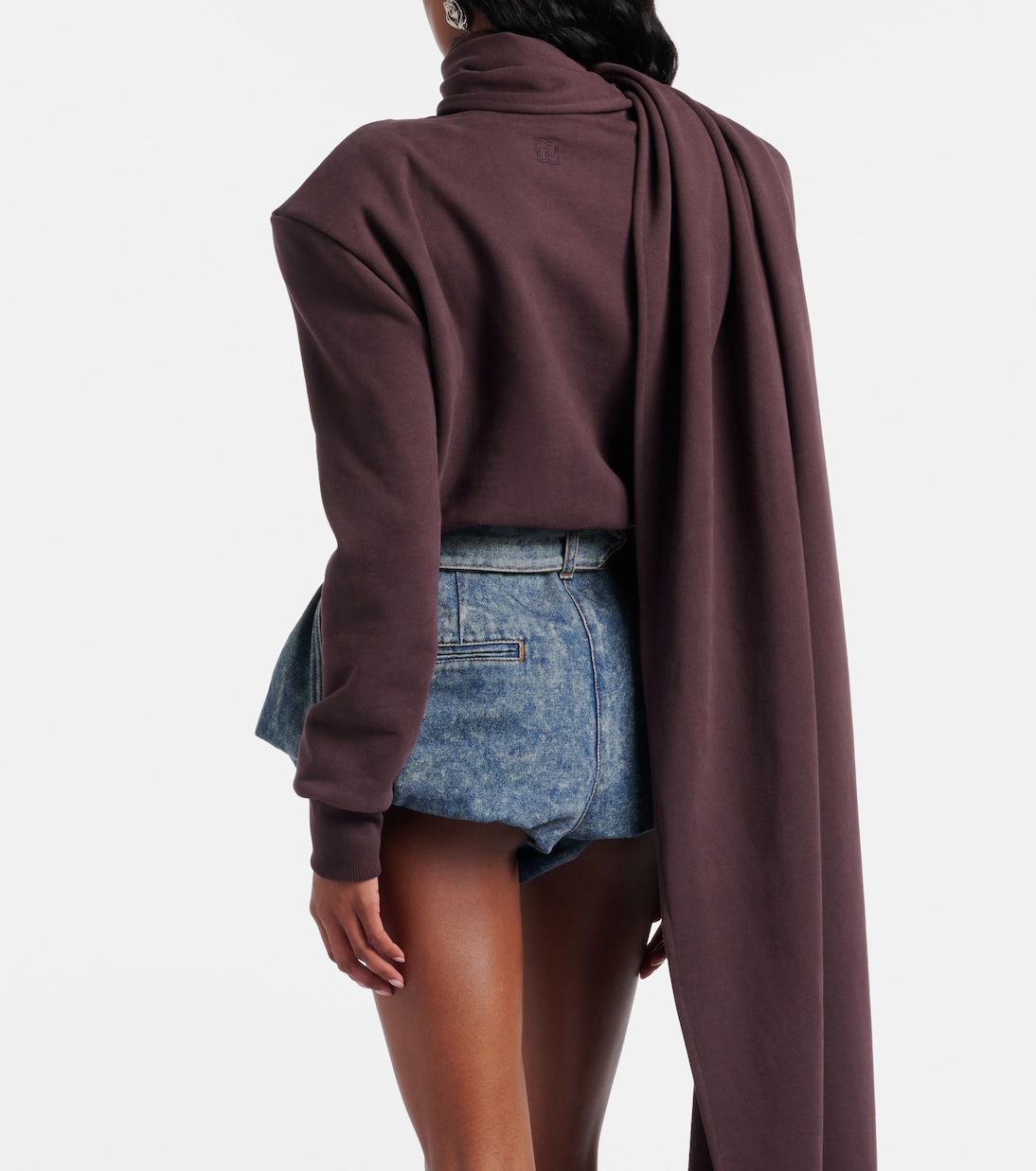 High-Rise Jeansshorts | Magda Butrym