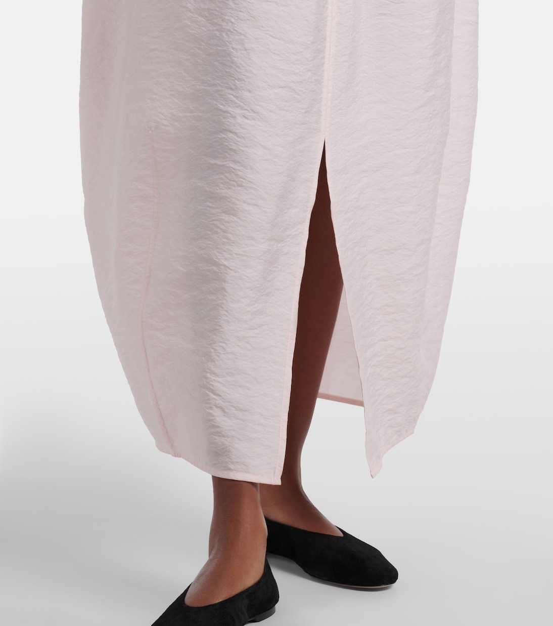 真丝混纺加长半身裙 | Toteme