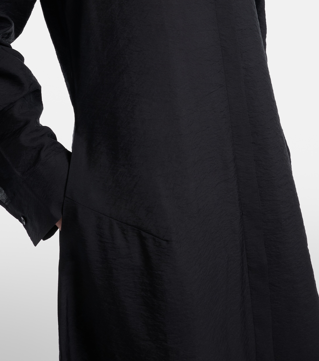 Silk-blend shirt dress | Toteme