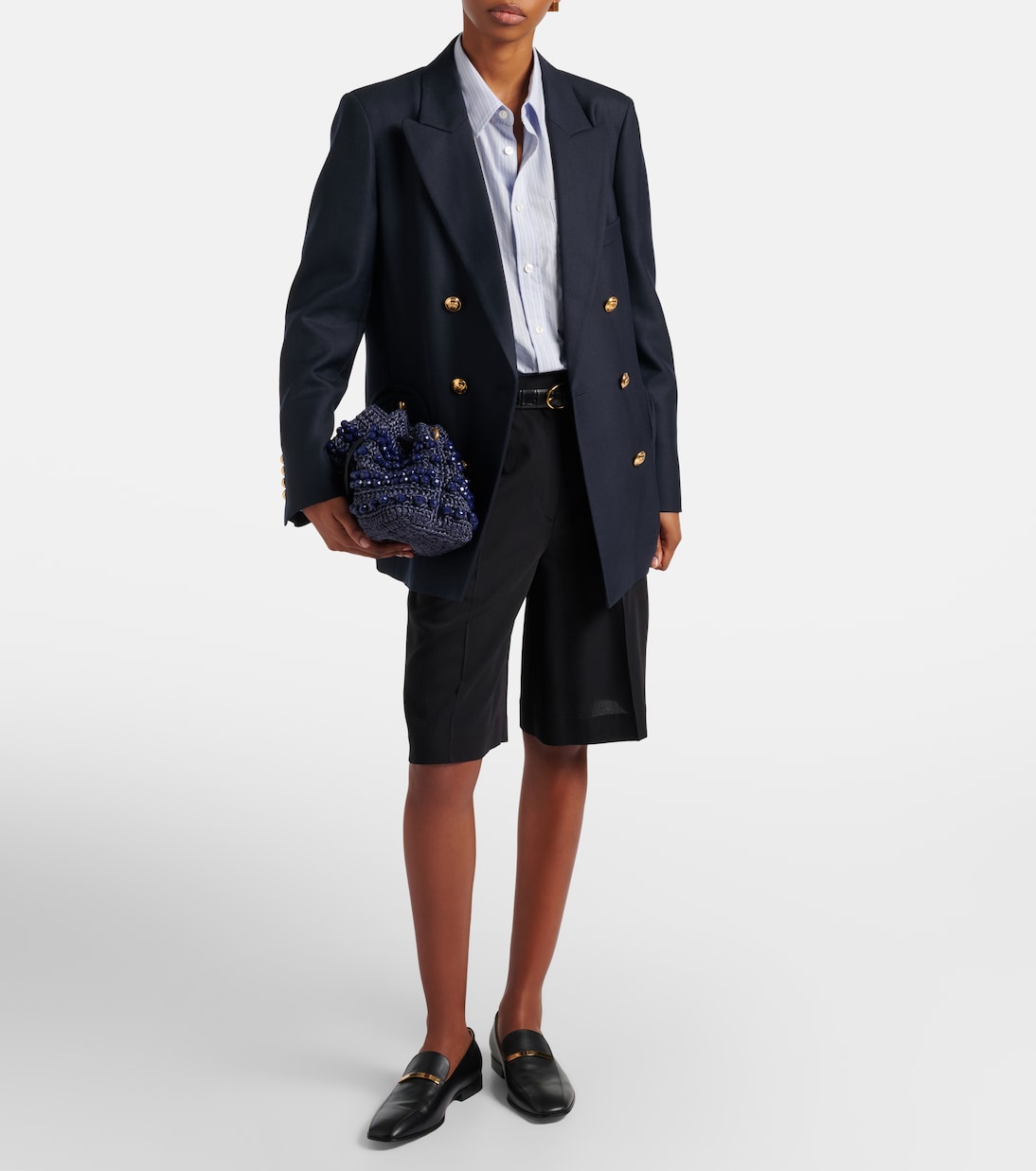 Sac Cinch Small en raphia | Jimmy Choo