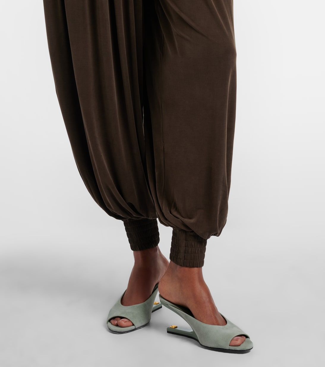 Shirred jersey balloon pants | Balmain