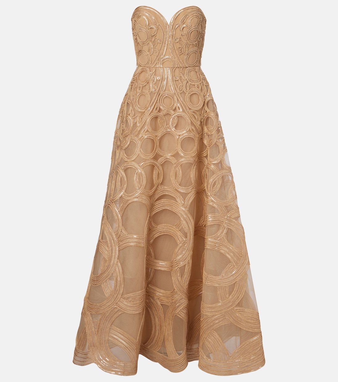 Verzierte Robe aus Tüll | Elie Saab