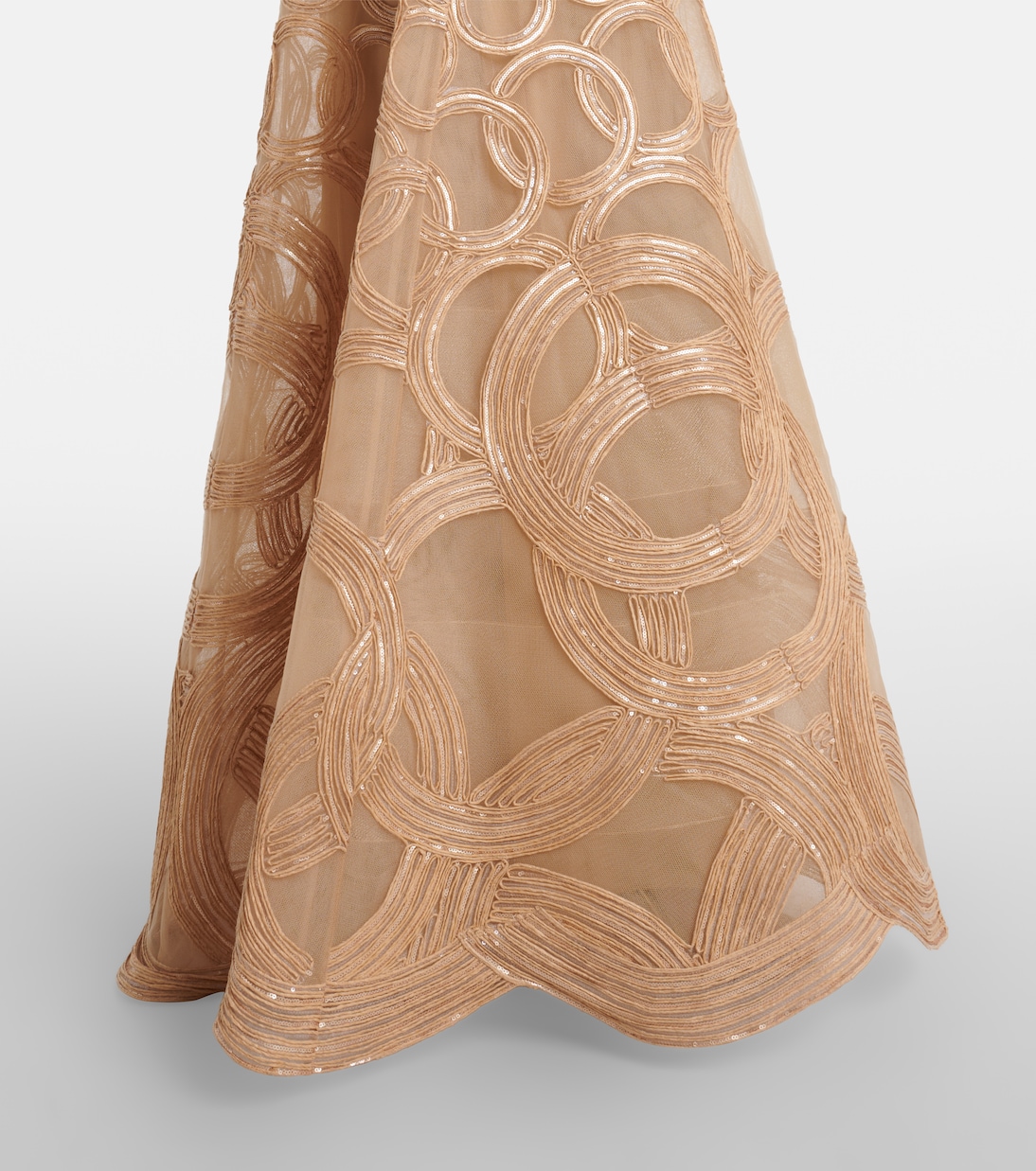 Verzierte Robe aus Tüll | Elie Saab