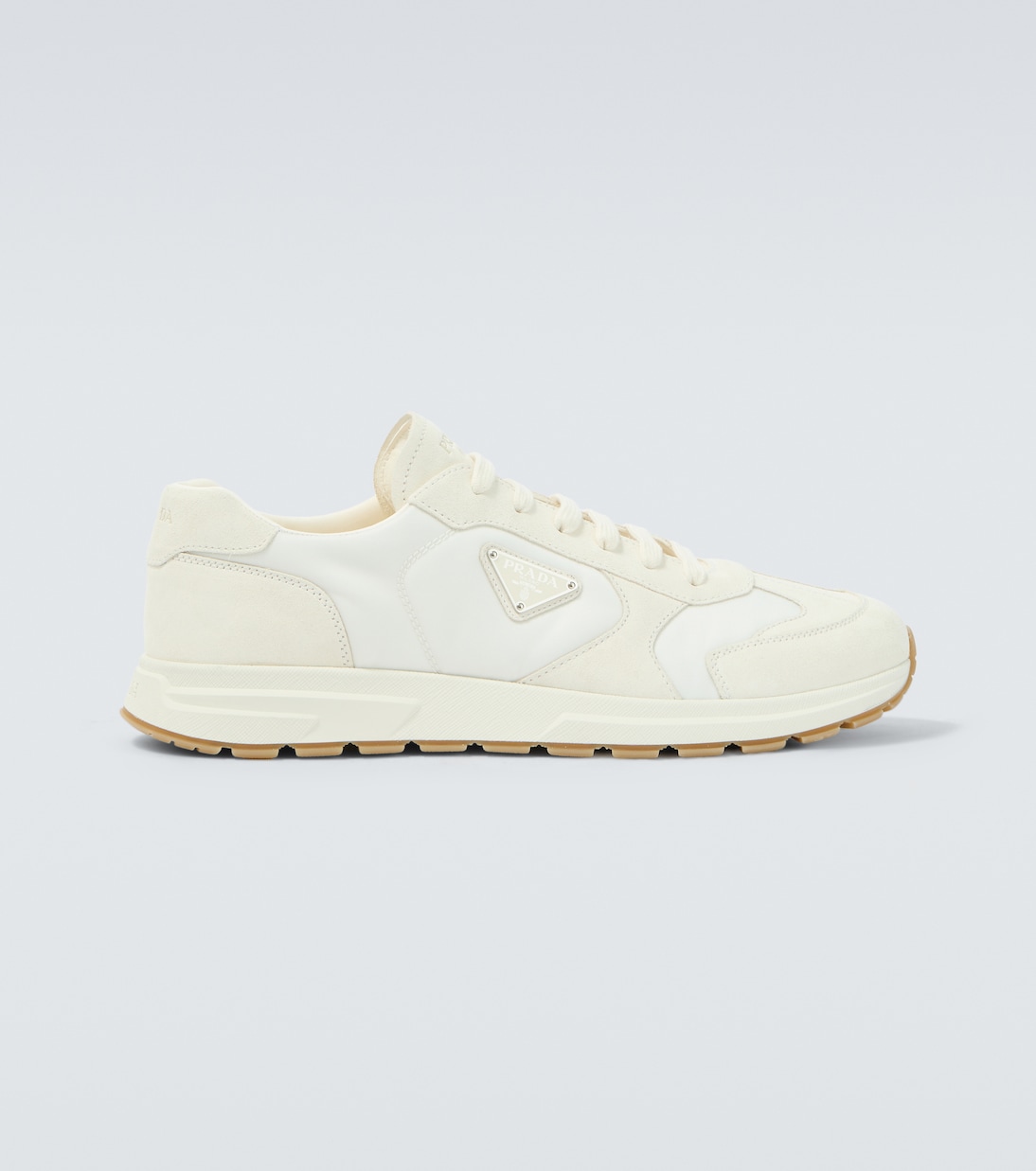 Prax Re-Nylon suede-trimmed sneakers | Prada
