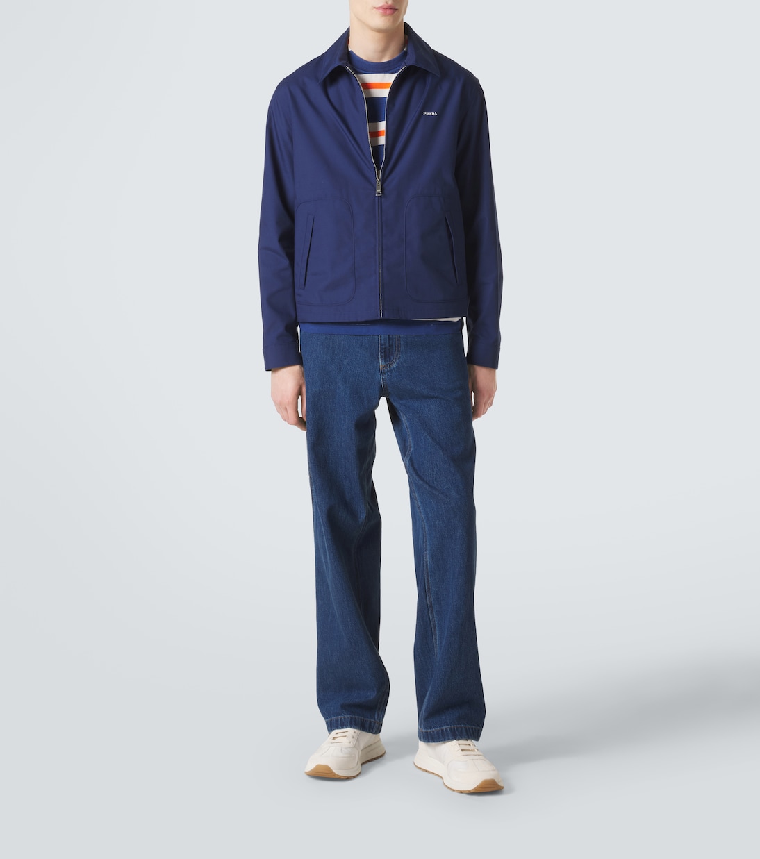 Prax Re-Nylon suede-trimmed sneakers | Prada