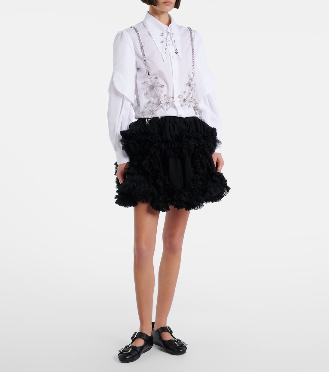 Tulle miniskirt | Noir Kei Ninomiya