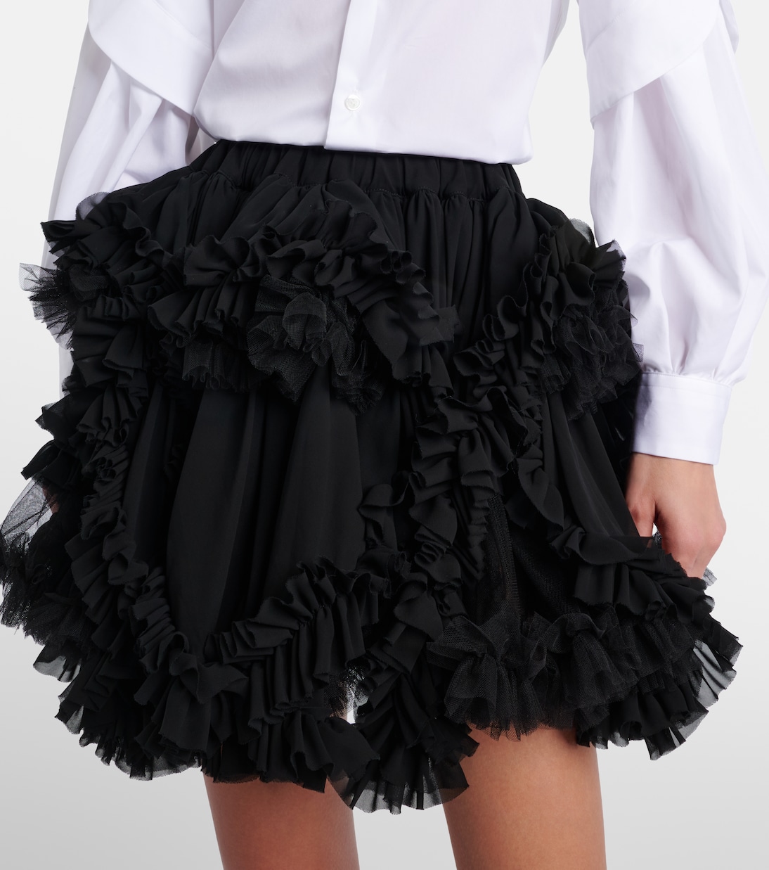 Tulle miniskirt | Noir Kei Ninomiya