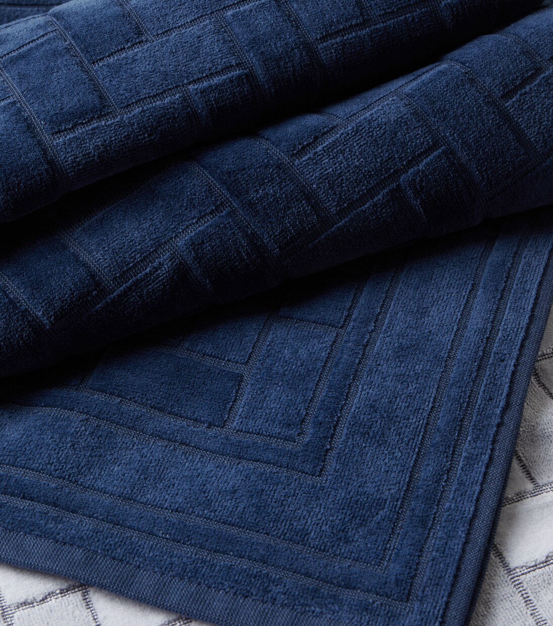 Cotton terry beach towel | Brioni