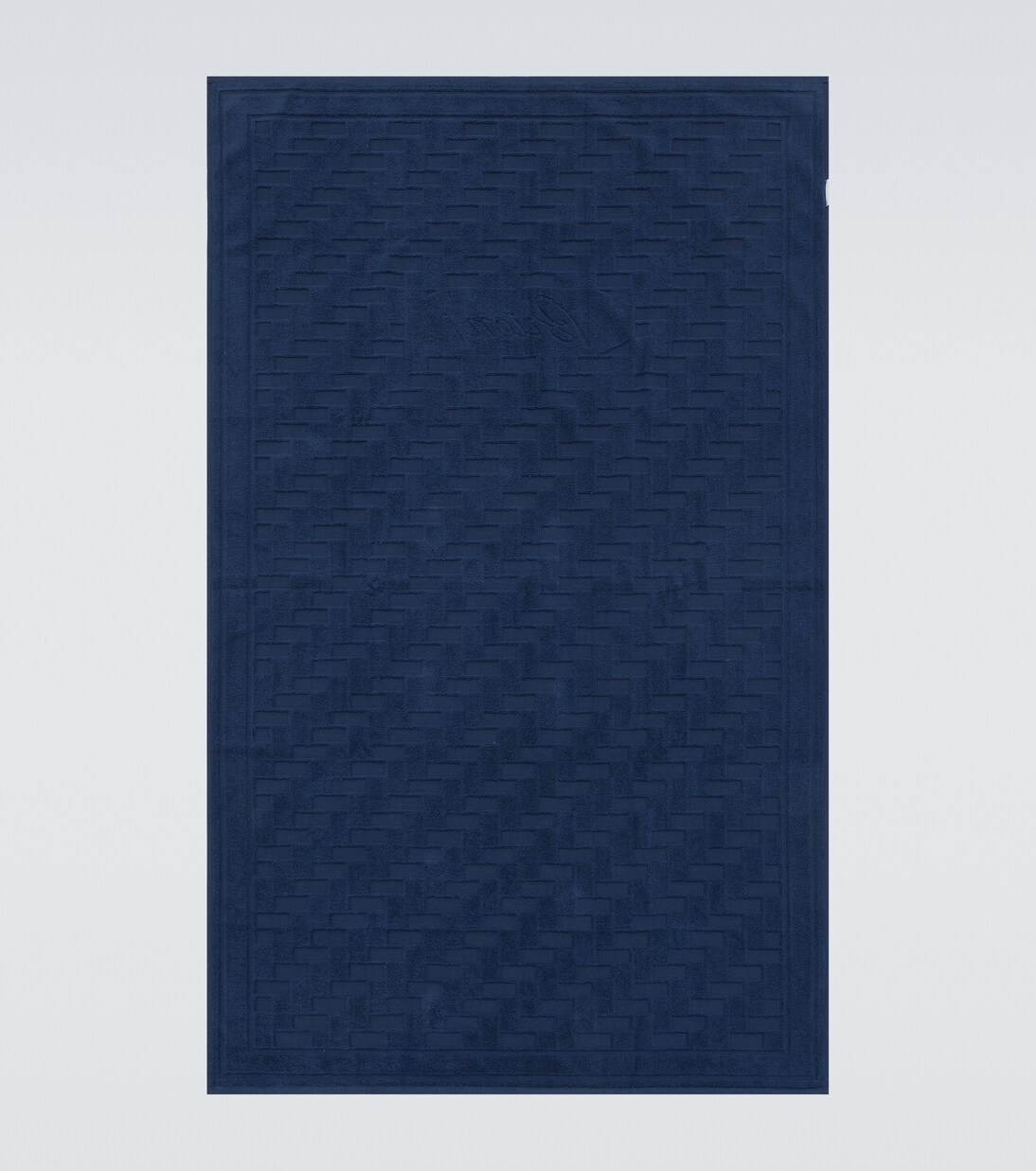 Cotton terry beach towel | Brioni