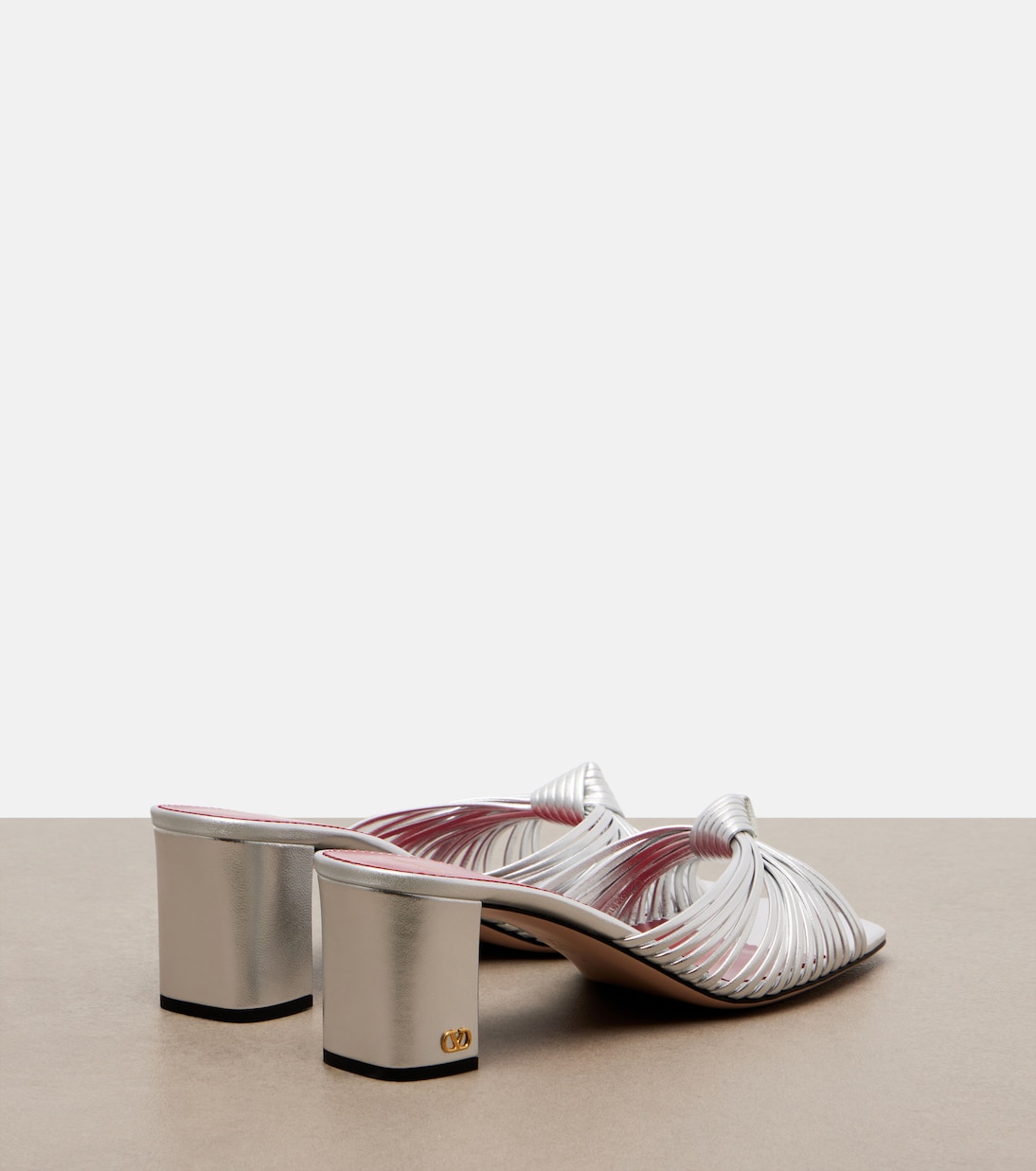 Annet metallic leather sandals | Valentino Garavani