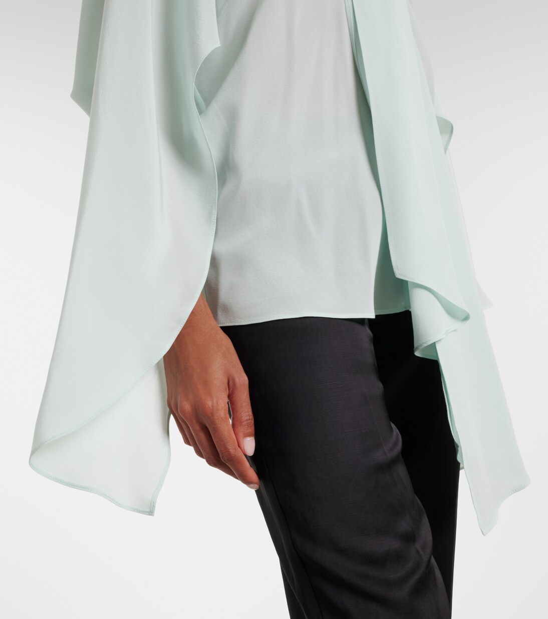 Tie-neck silk blouse | Stella McCartney