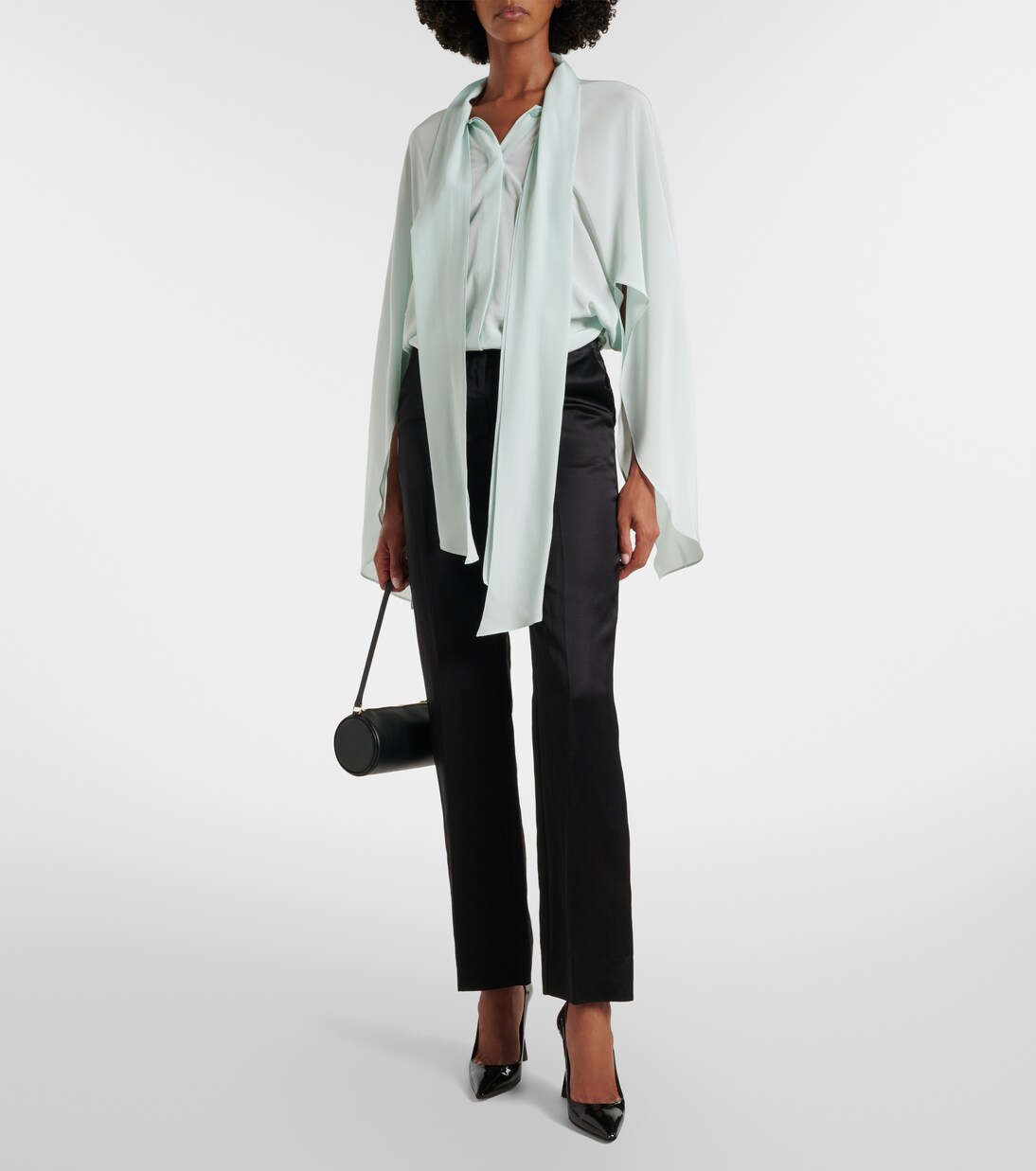 Tie-neck silk blouse | Stella McCartney